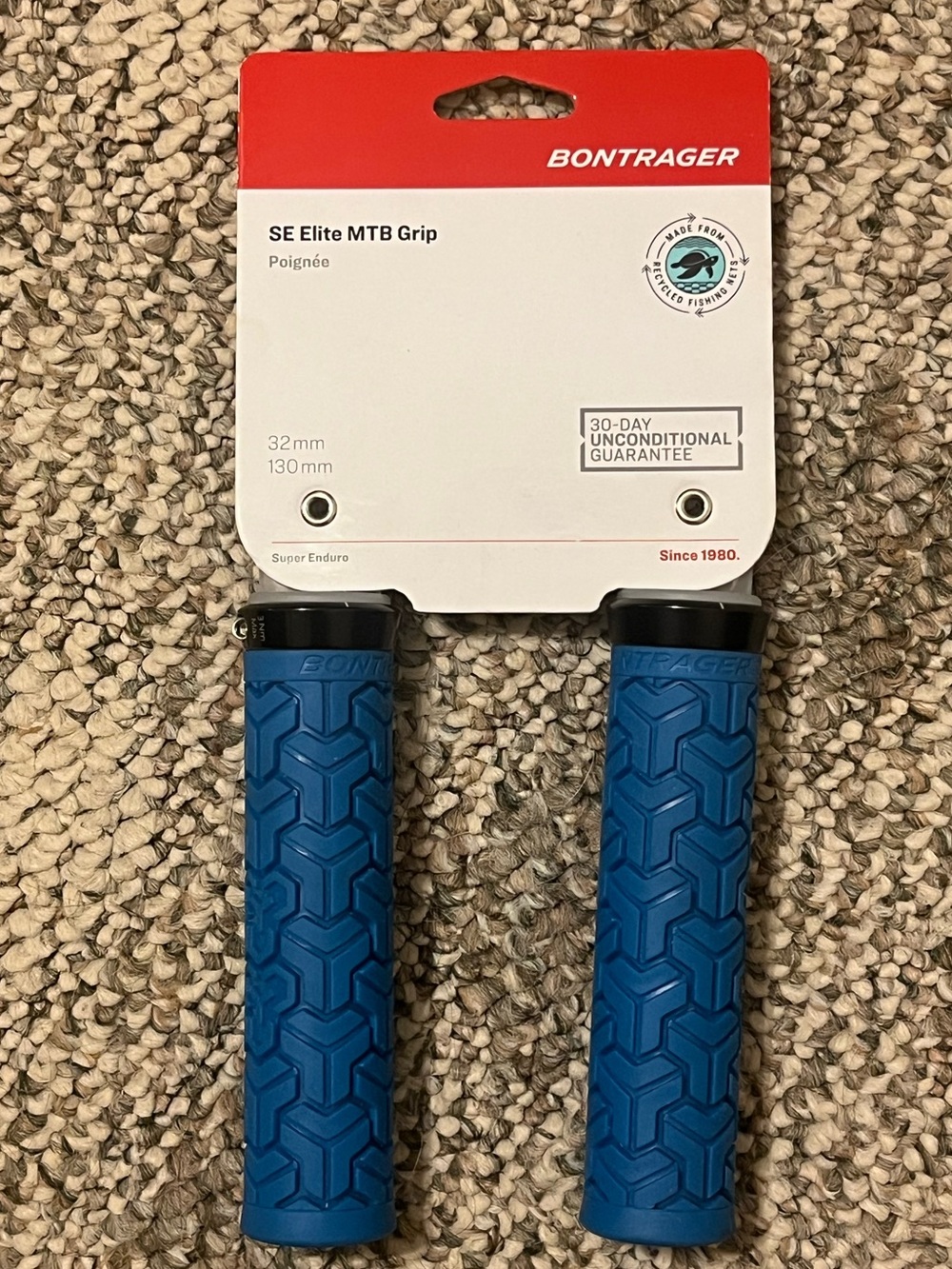 Bontrager SE Elite MTB Bike Grips in Blue